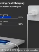 USB C to Lightning Cable 1M (Apple MFi Certified) iPhone Fast Charger Cable USB-C