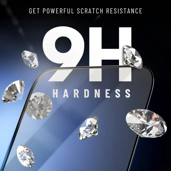 OHONESTY Military Grade Easy to Fit Tempered Glass for iPhone 13/13 Pro/14