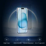 OHONESTY Military Grade Easy to Fit Tempered Glass for iPhone 13/13 Pro/14
