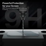 OHONESTY Military Grade Easy to Fit Tempered Glass for iPhone 13/13 Pro/14