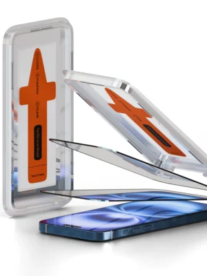 OHONESTY Military Grade Tempered Glass for iPhone 17/17 Pro / 16 Pro